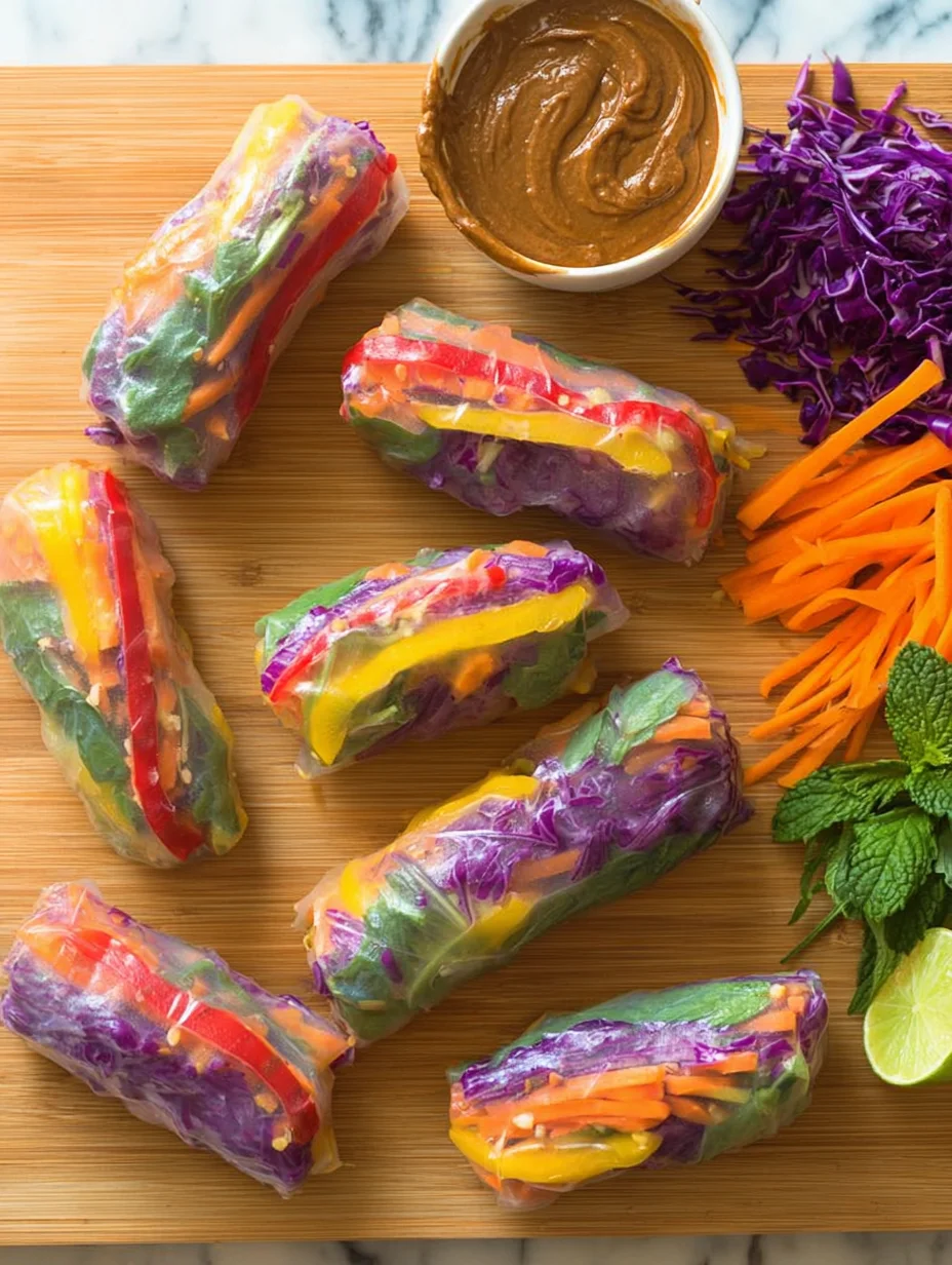Rainbow Spring Rolls