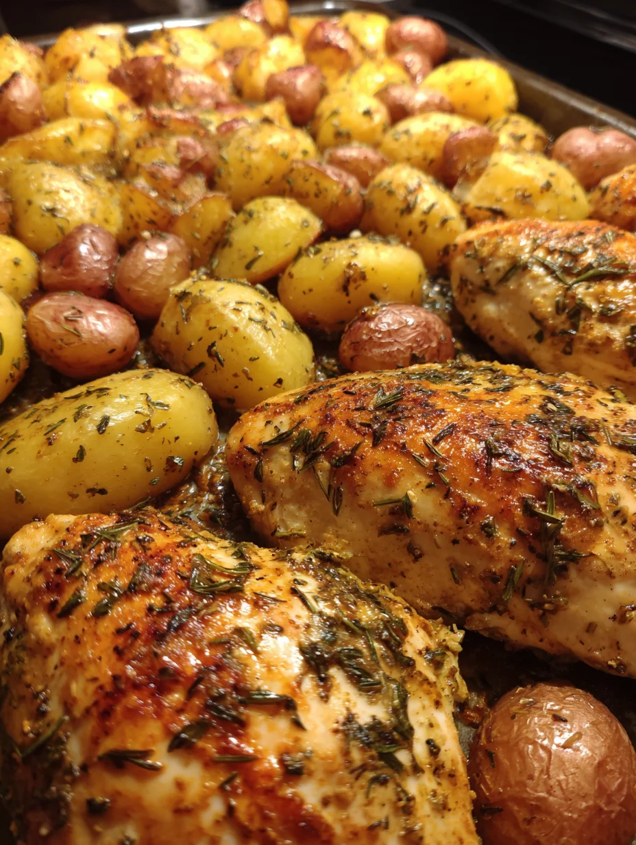 Sheet Pan Chicken and Potatoes