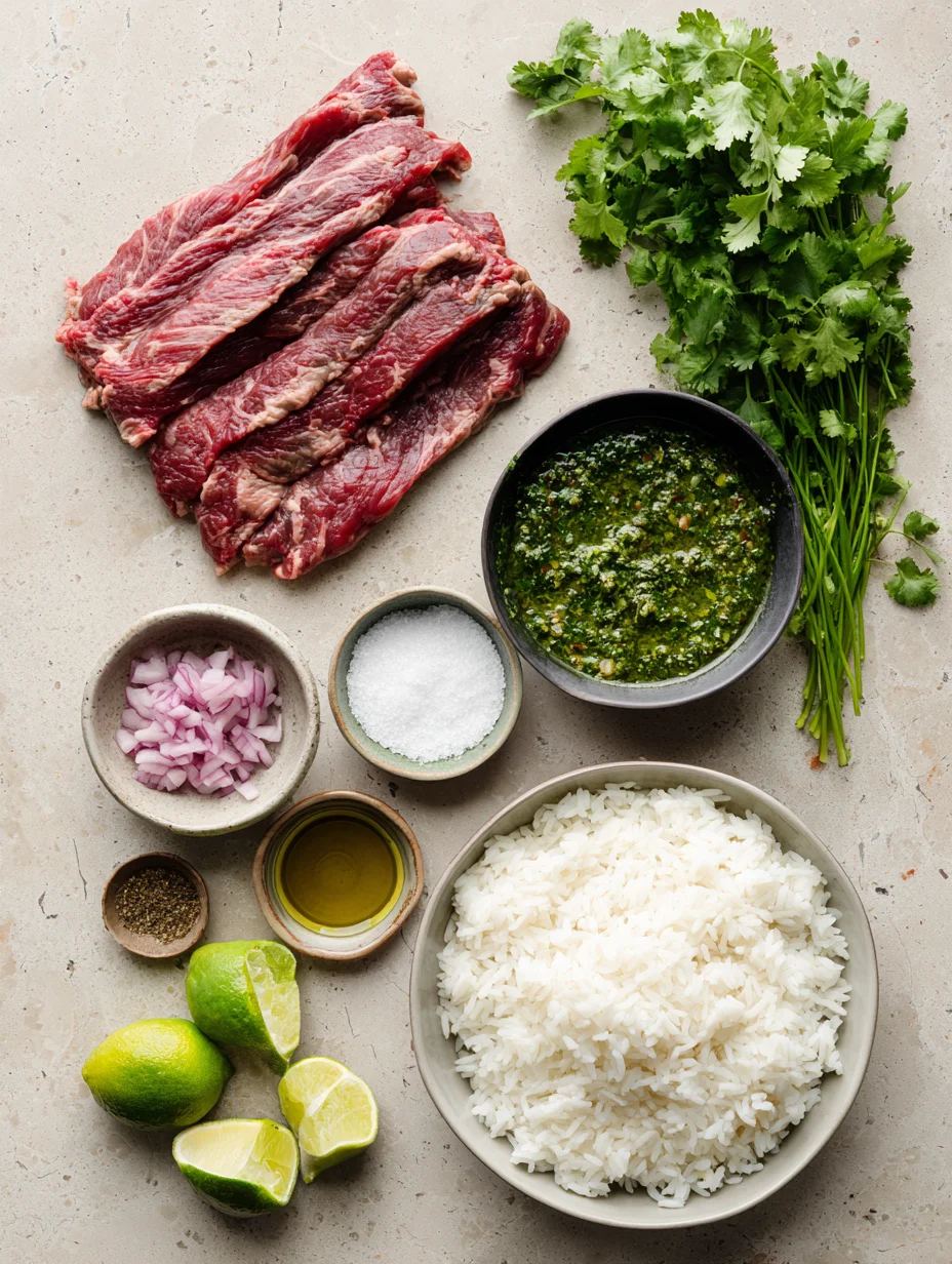 Skirt Steak Rice Bowls
