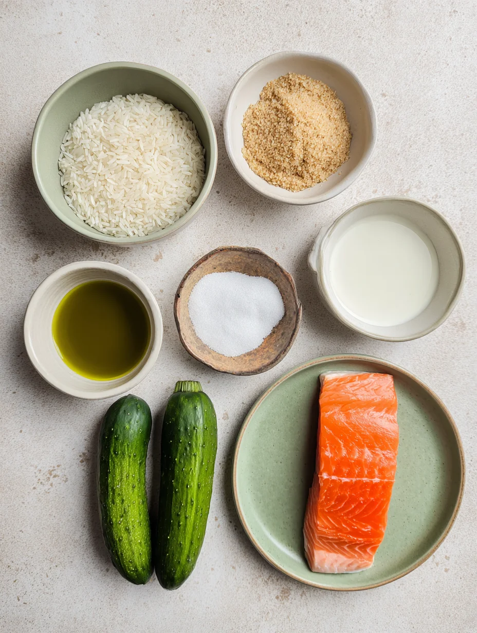 Spicy Salmon Bowls with Coconut Rice