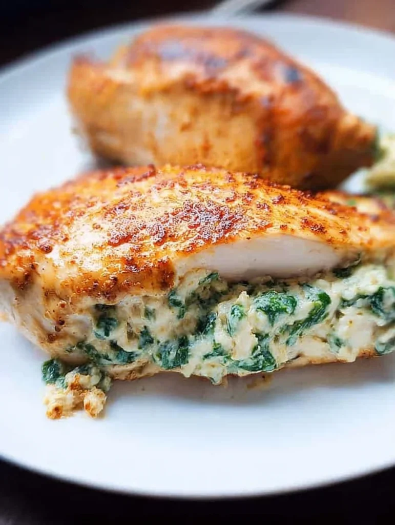 Spinach Stuffed Chicken Breasts