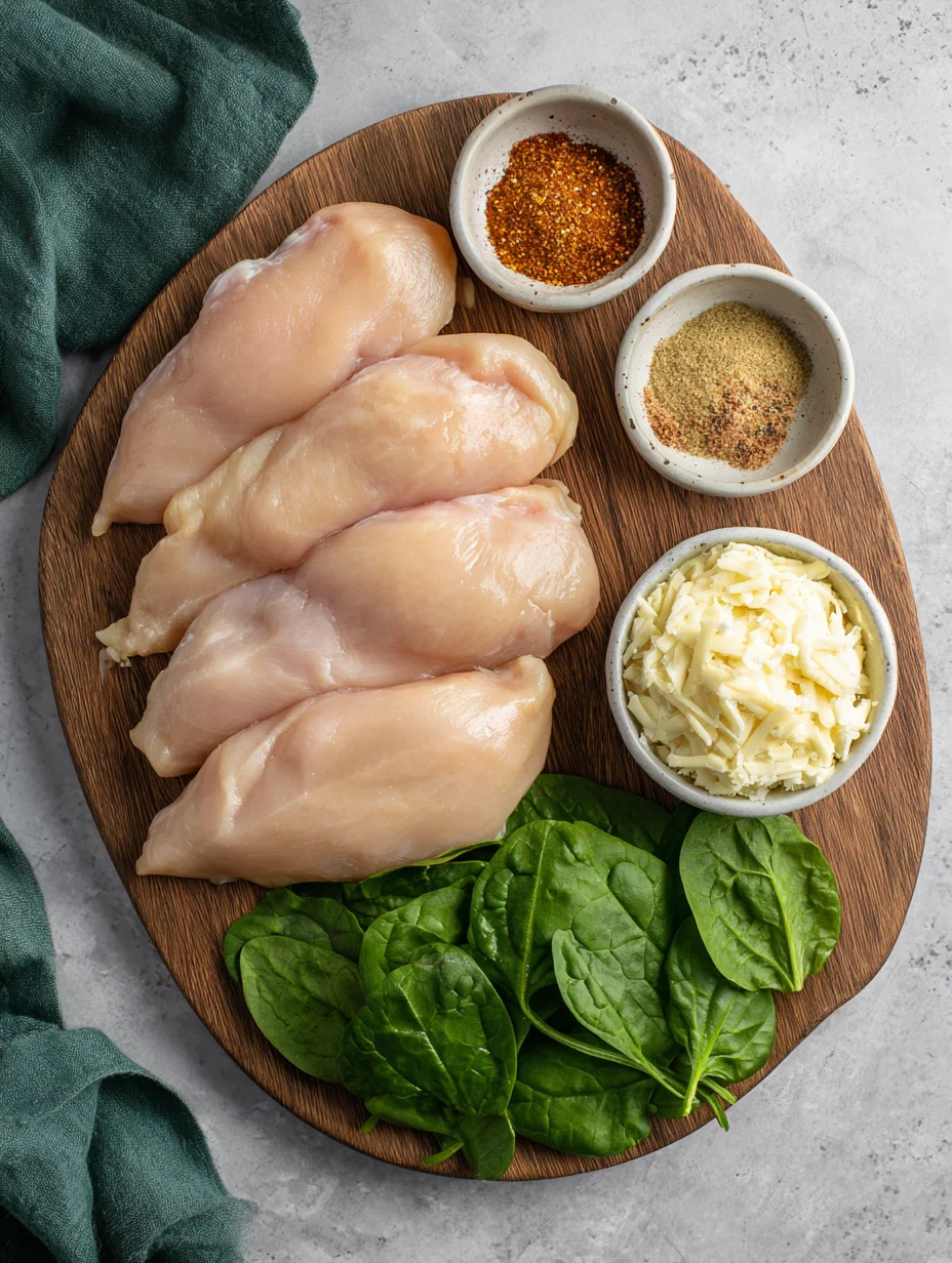 Spinach Stuffed Chicken Breasts