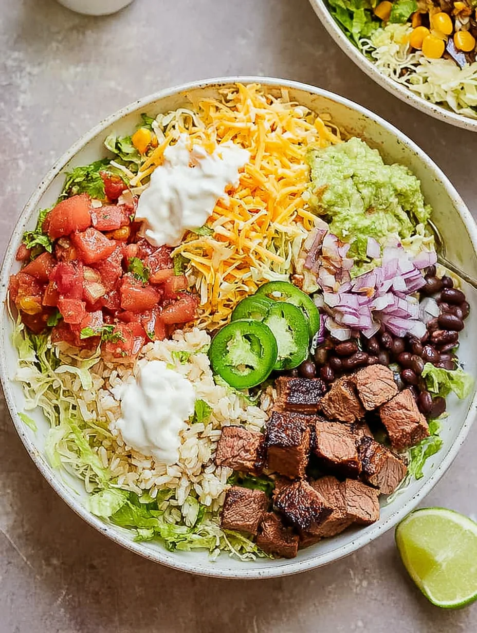 Steak Burrito Bowls