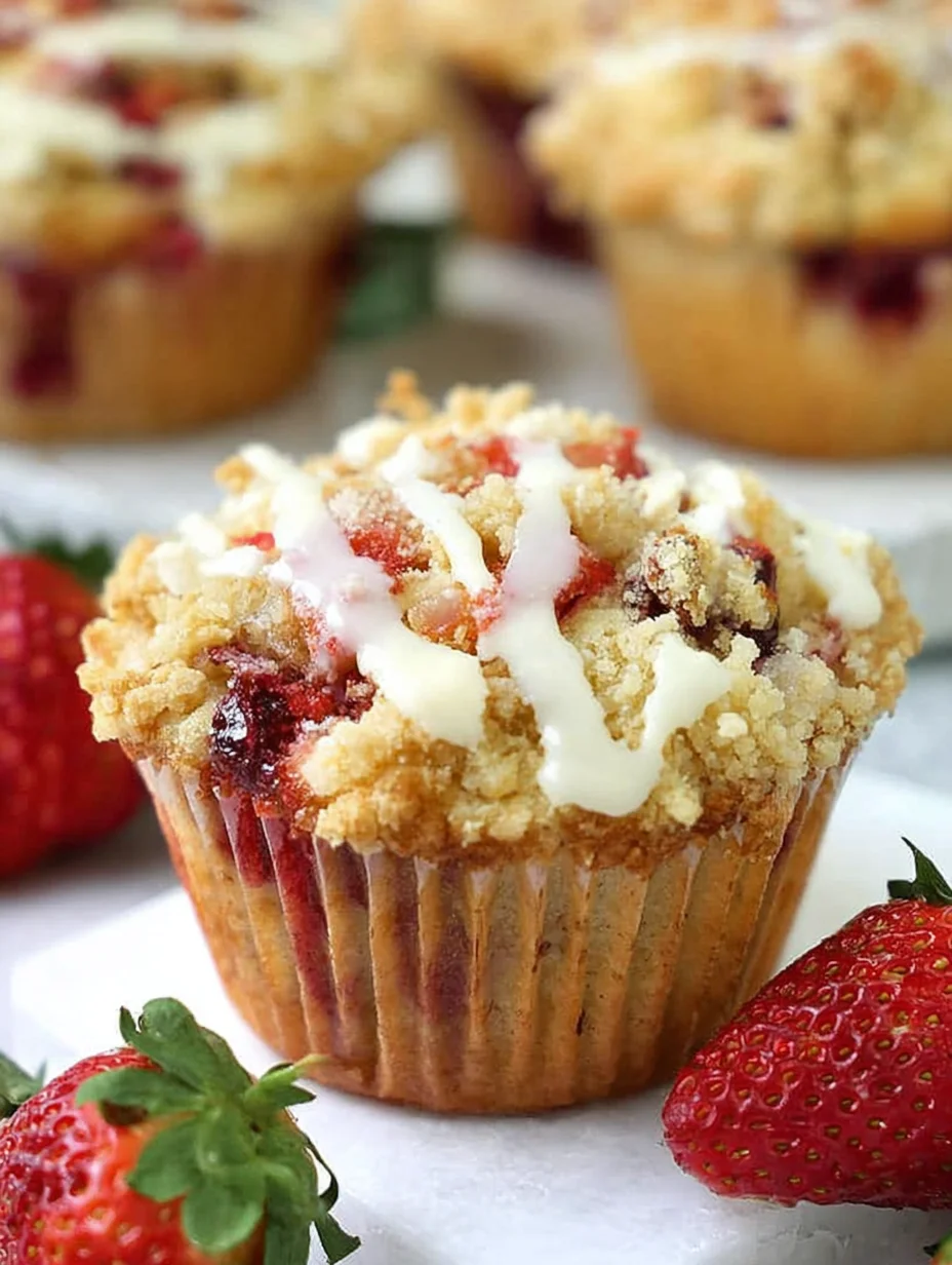 Strawberry Cream Cheese Muffins