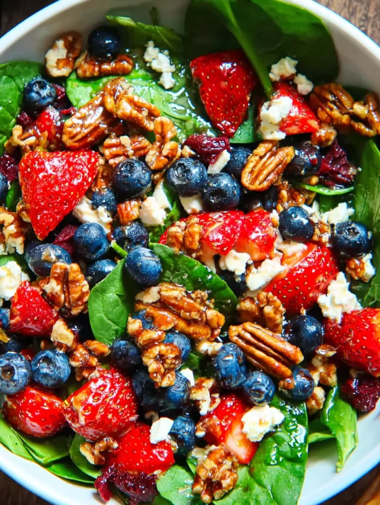 15-Minute Strawberry Spinach Salad