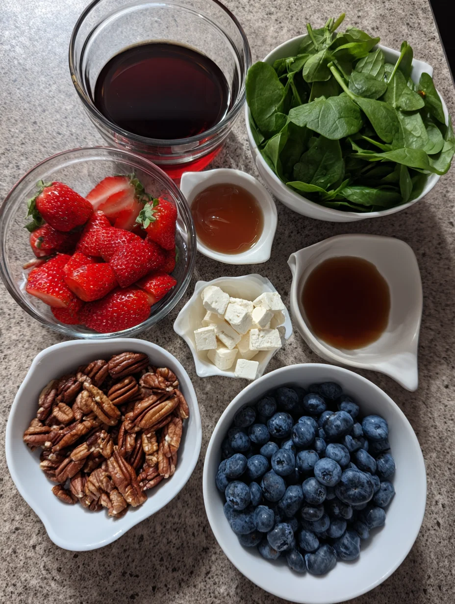 Strawberry Spinach Salad