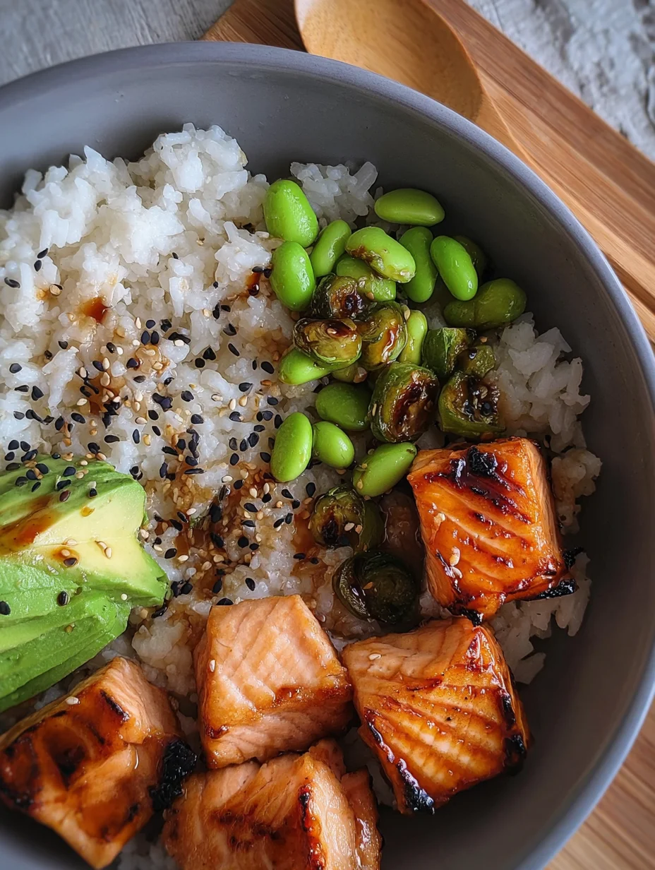 Teriyaki Salmon Sushi Bowl