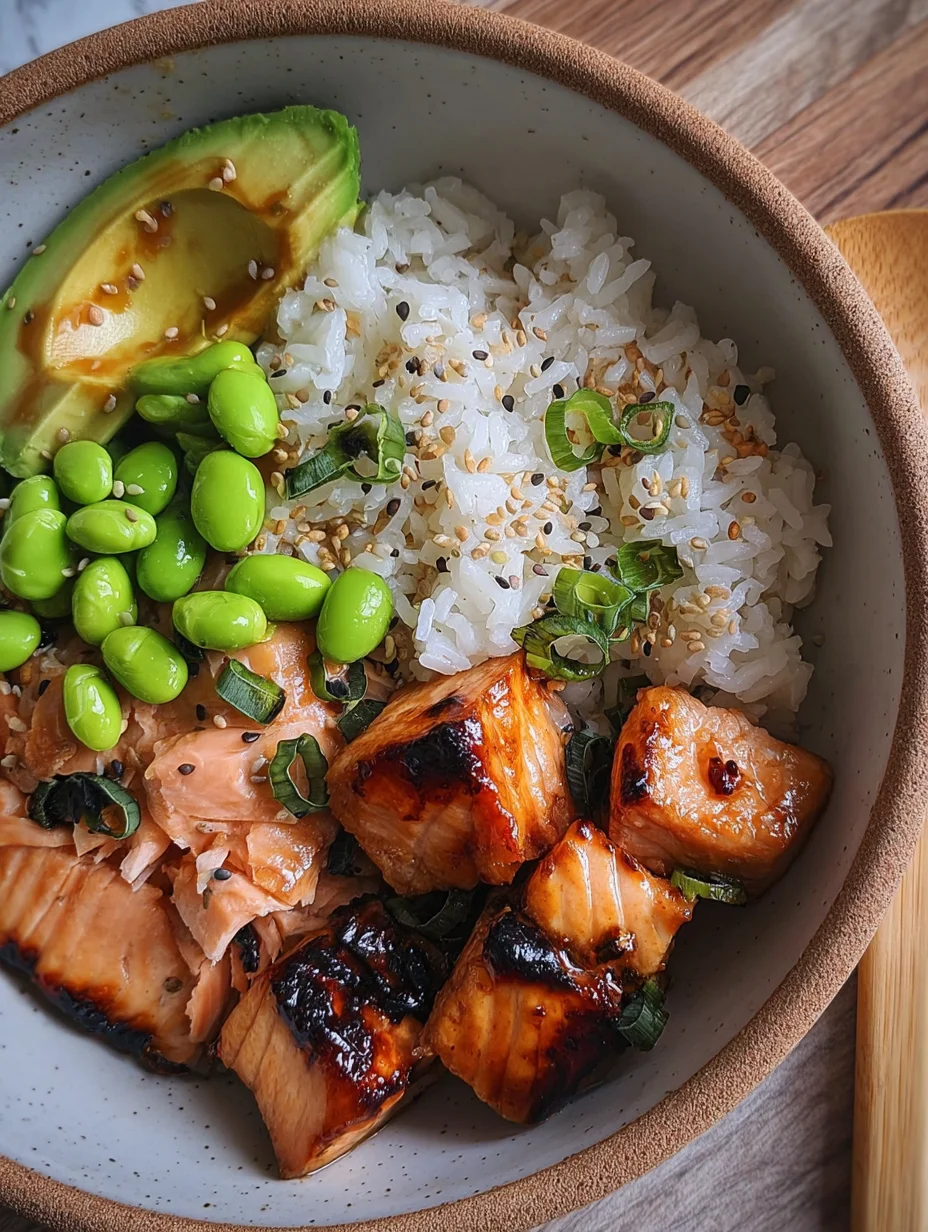 Teriyaki Salmon Sushi Bowl