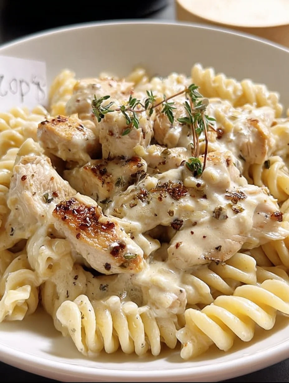 White Cheddar Chicken Pasta