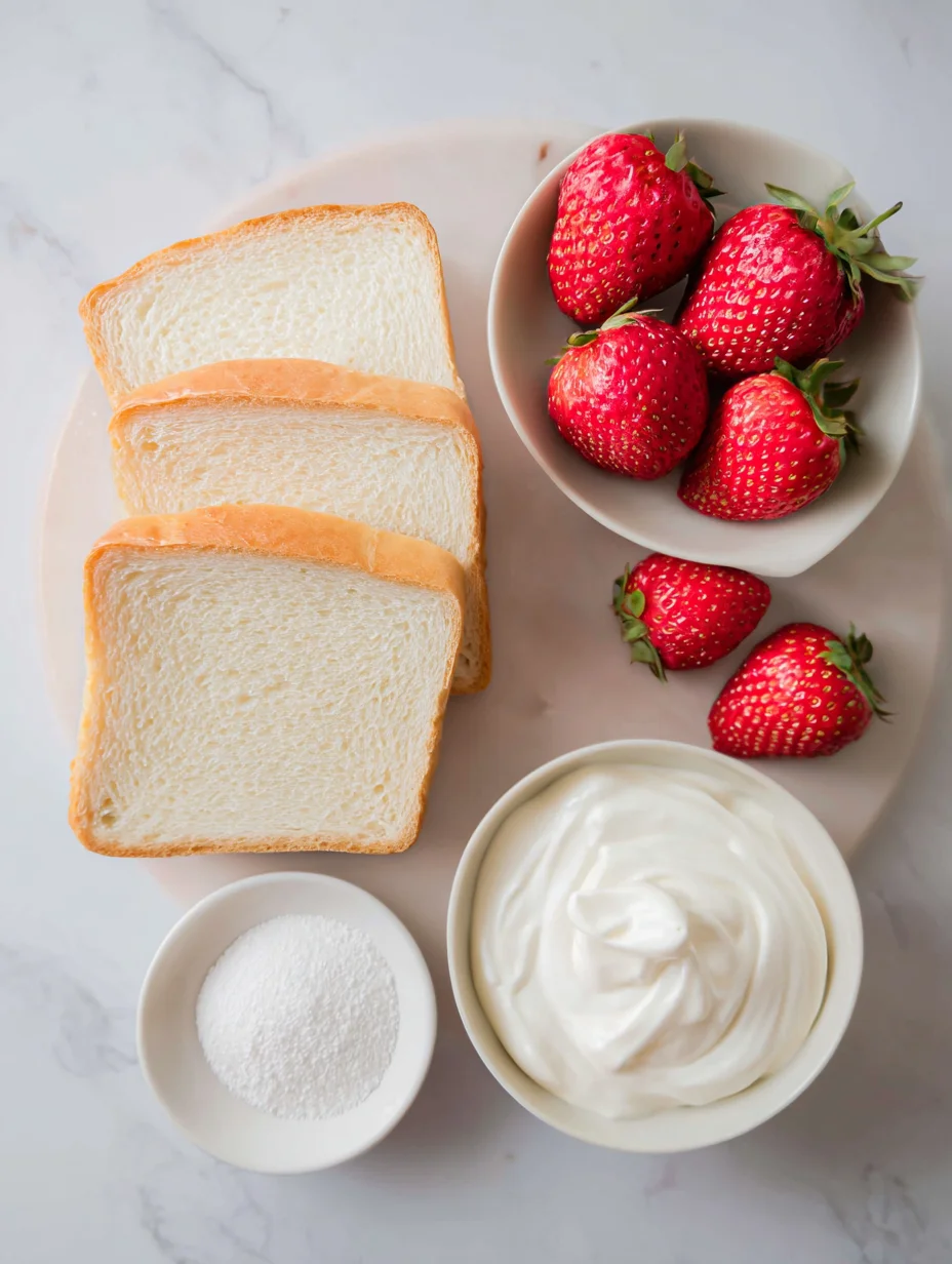 4-ingredient Strawberry Sando