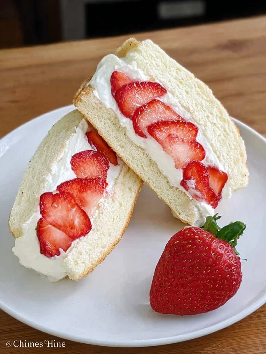 4-ingredient Strawberry Sando