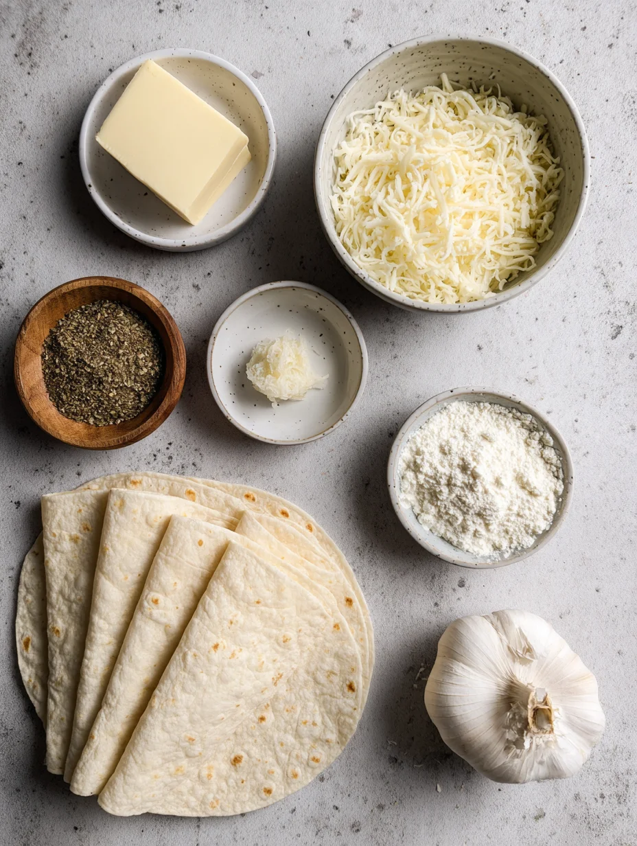 Air Fryer Tortilla Garlic Bread