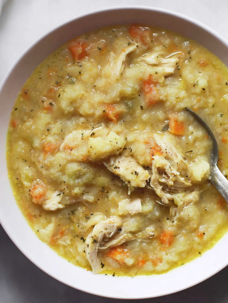 Anti-Inflammatory Cauliflower Chicken Soup