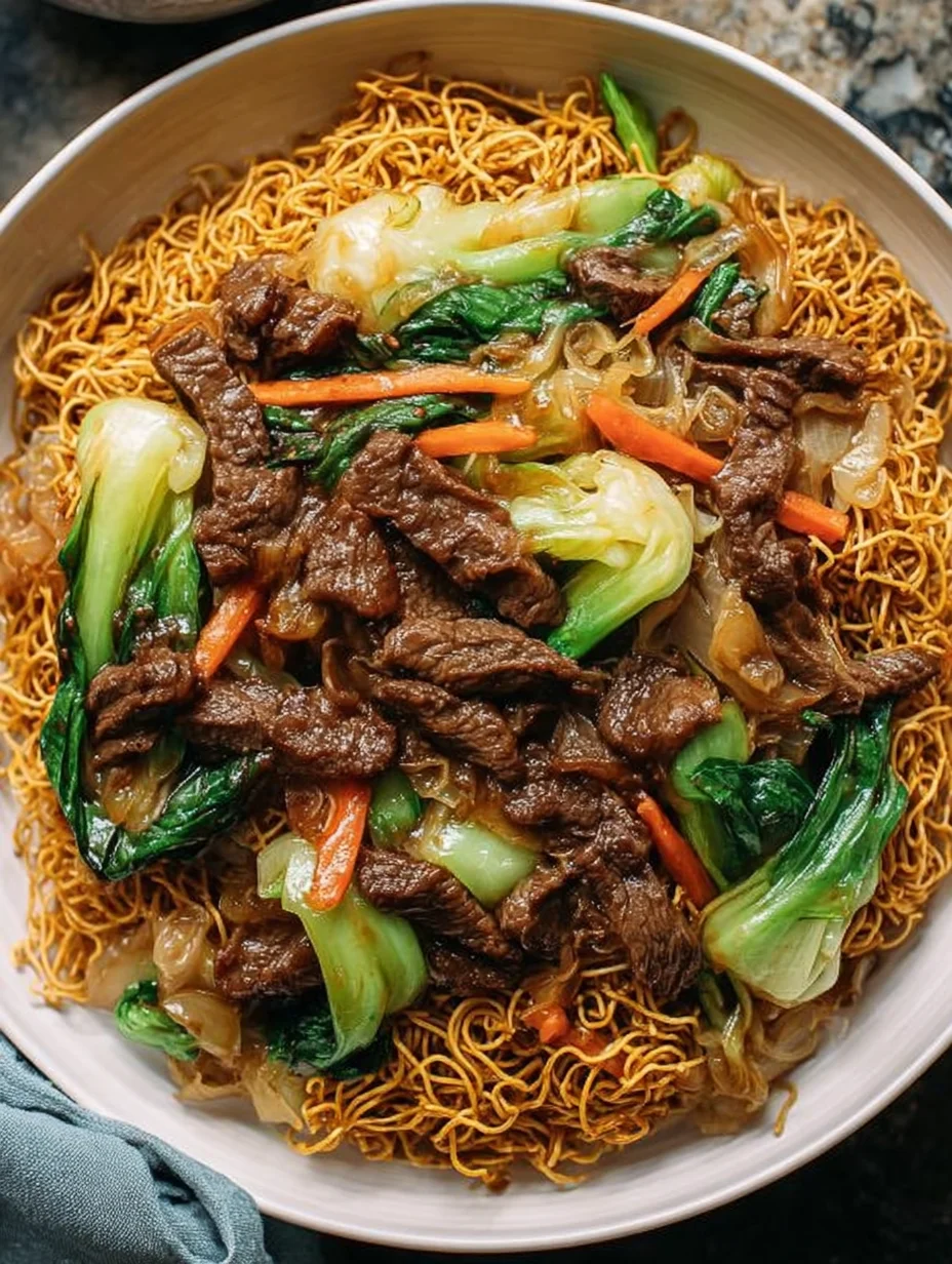 Beef Pan-Fried Noodles