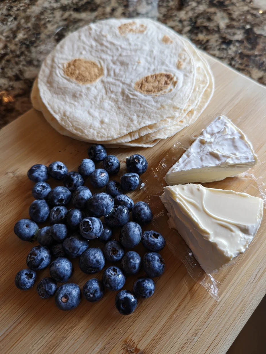 Blueberry Breakfast Quesadilla