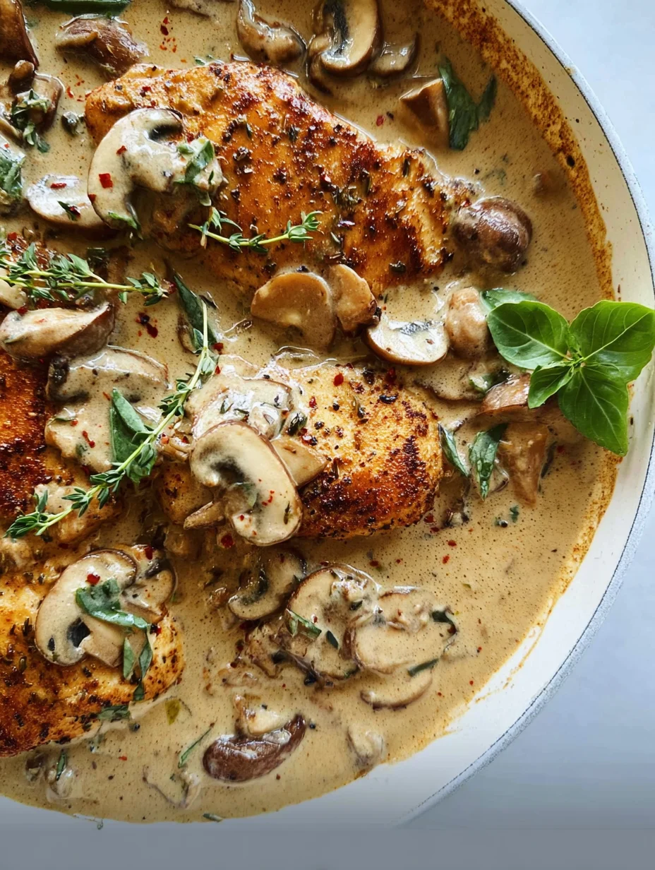 Creamy Mushroom Chicken
