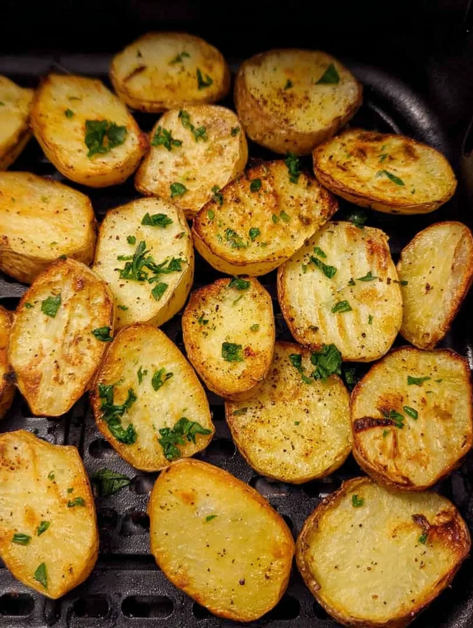 Crispy Air Fryer Sliced Potatoes