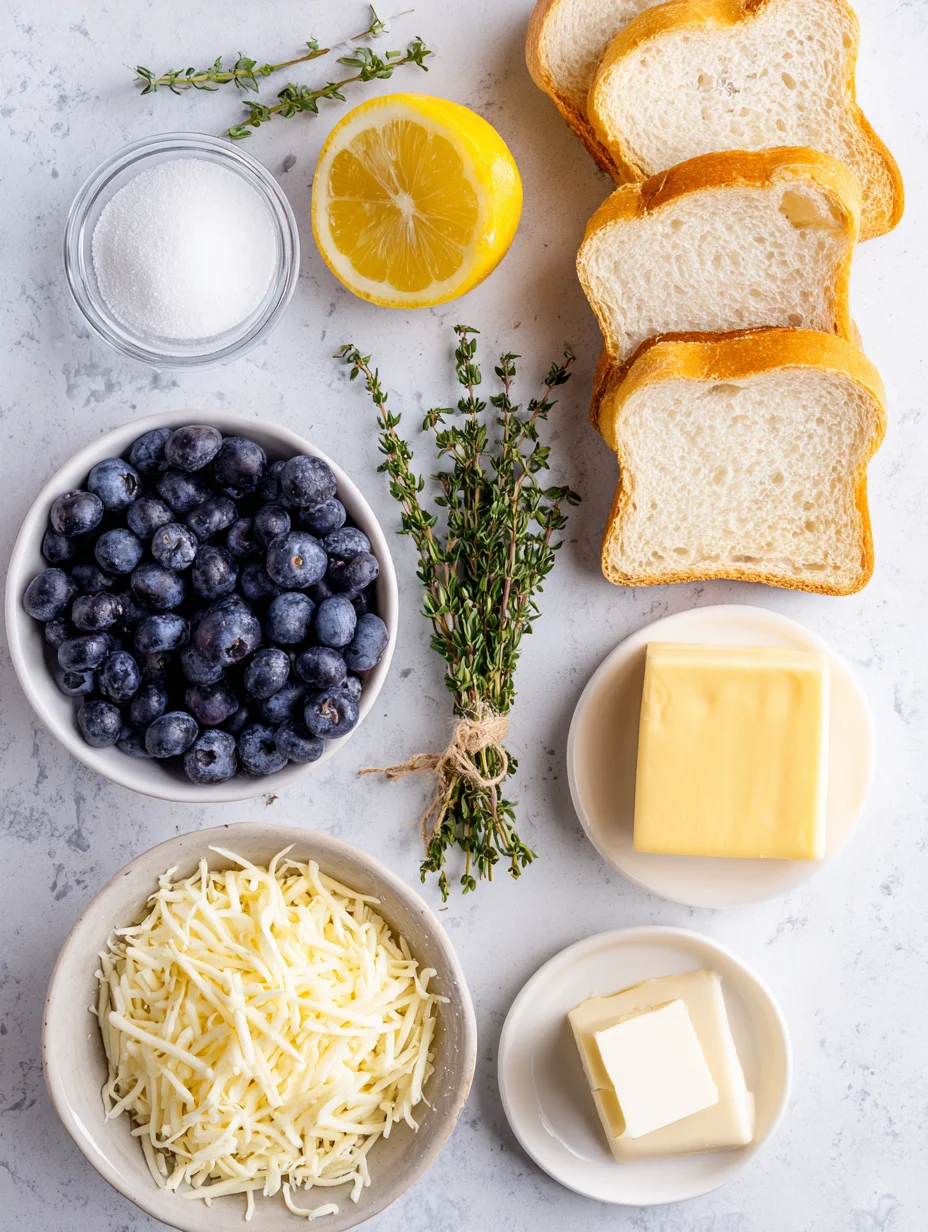 Crispy Blueberry Grilled Cheese