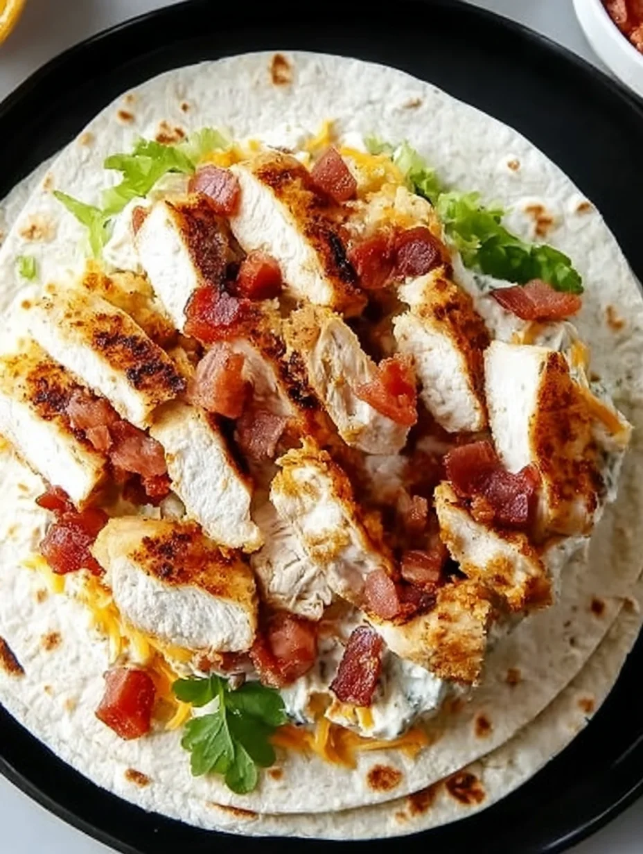 Crispy Chicken Bacon Ranch Wrap