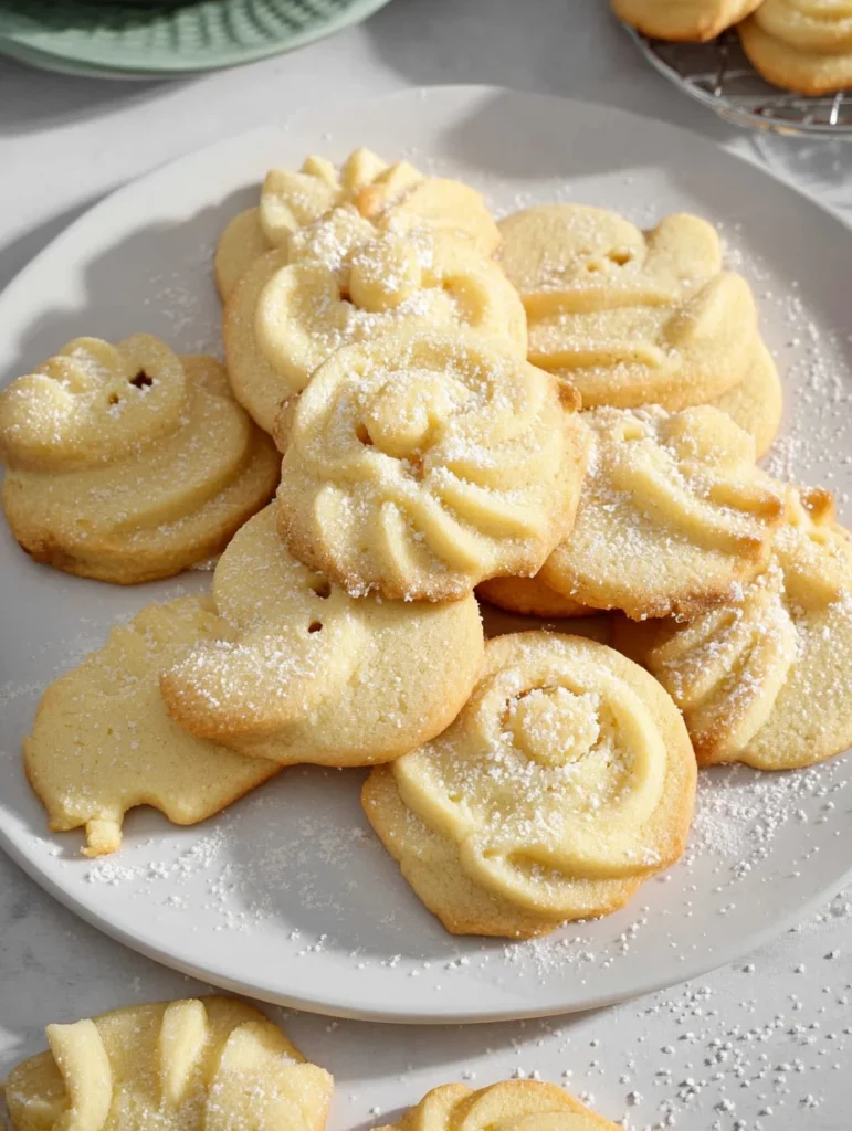 Danish Butter Cookies (Melt in your mouth)