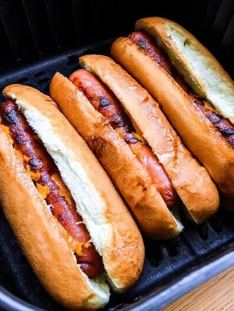 Easy Air Fryer Hot Dogs