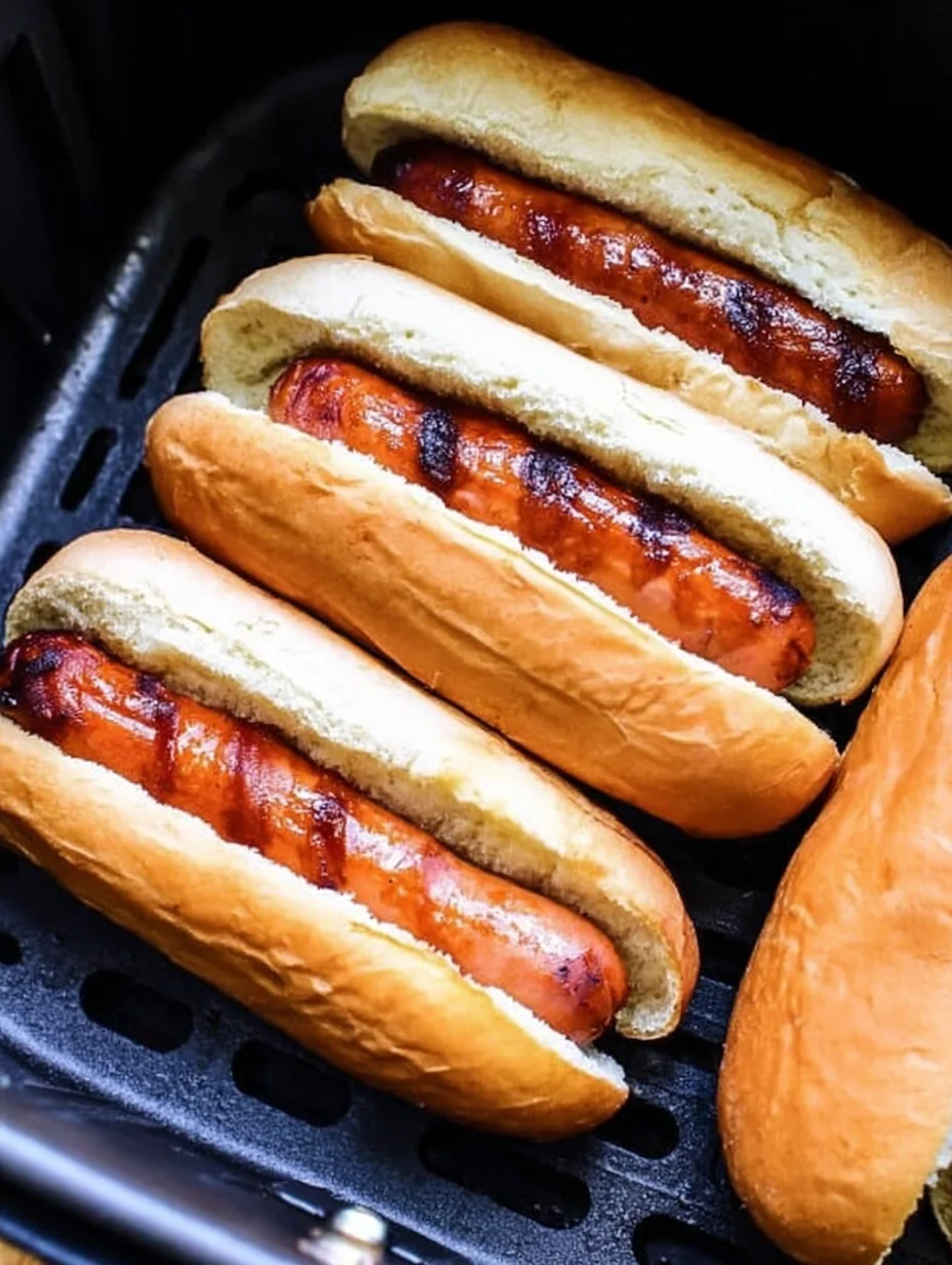 Easy Air Fryer Hot Dogs