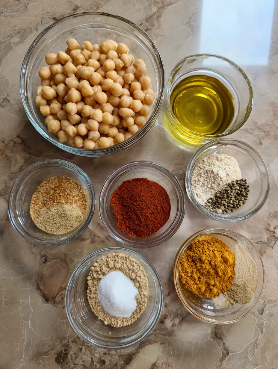 Easy Crispy Oven Roasted Chickpeas