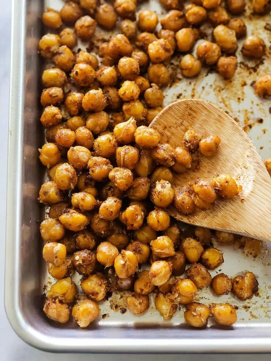 Easy Crispy Oven Roasted Chickpeas