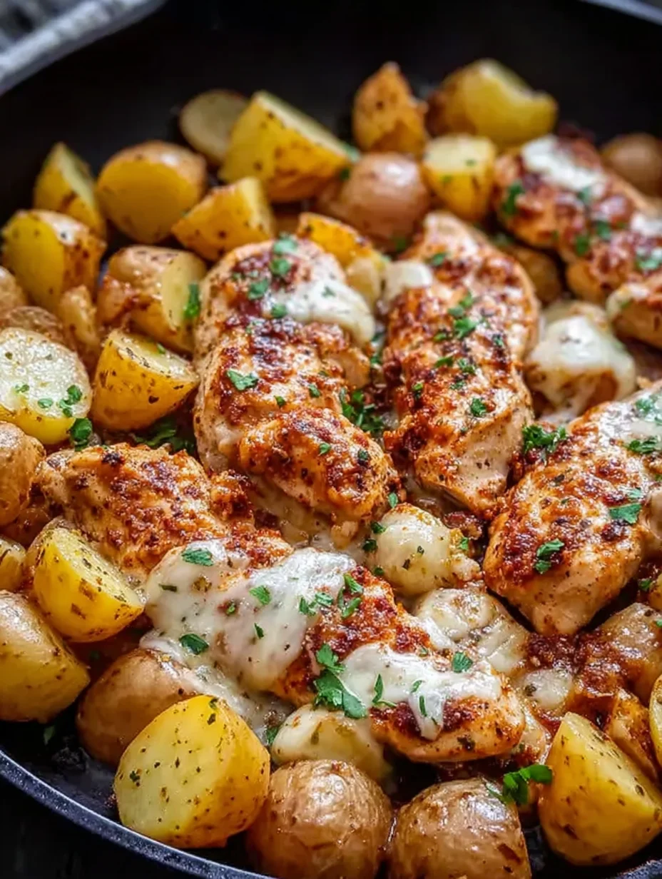 Garlic Parmesan Chicken and Potatoes