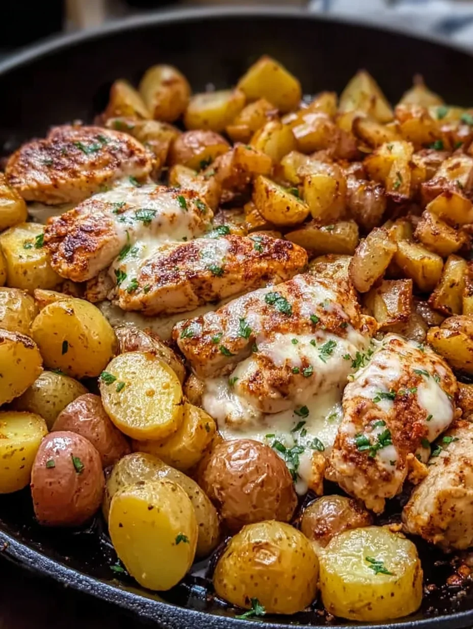 Garlic Parmesan Chicken and Potatoes