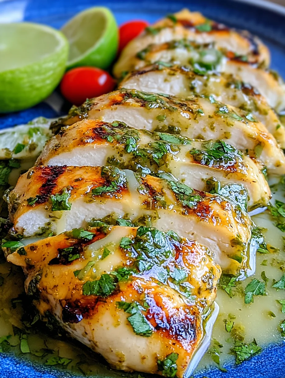 Grilled Salsa Verde Pepper Jack Chicken