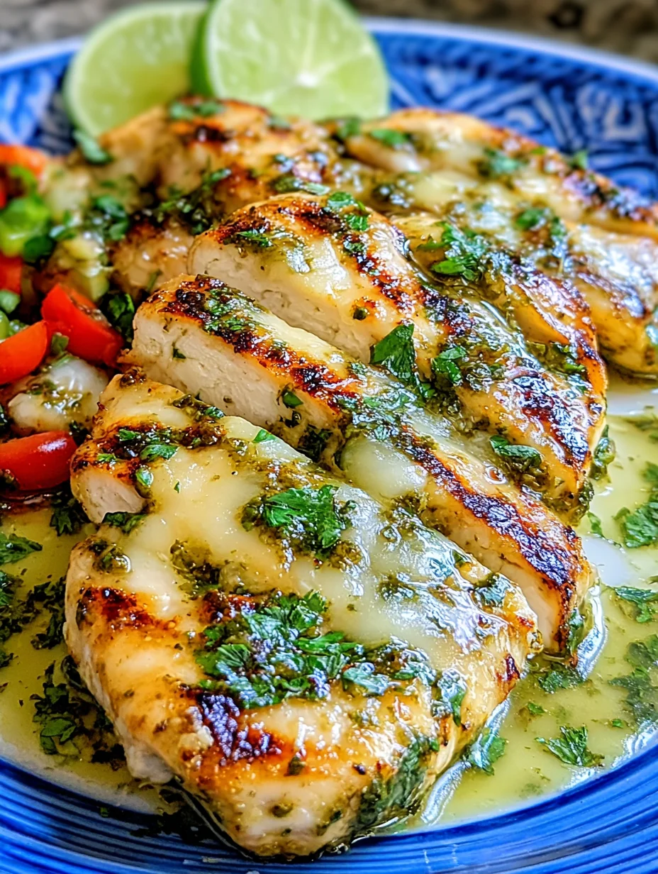 Grilled Salsa Verde Pepper Jack Chicken