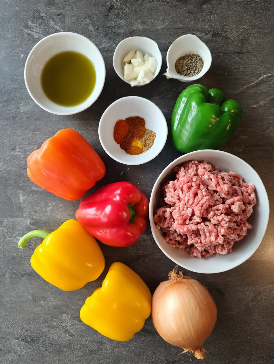 Ground Turkey and Peppers