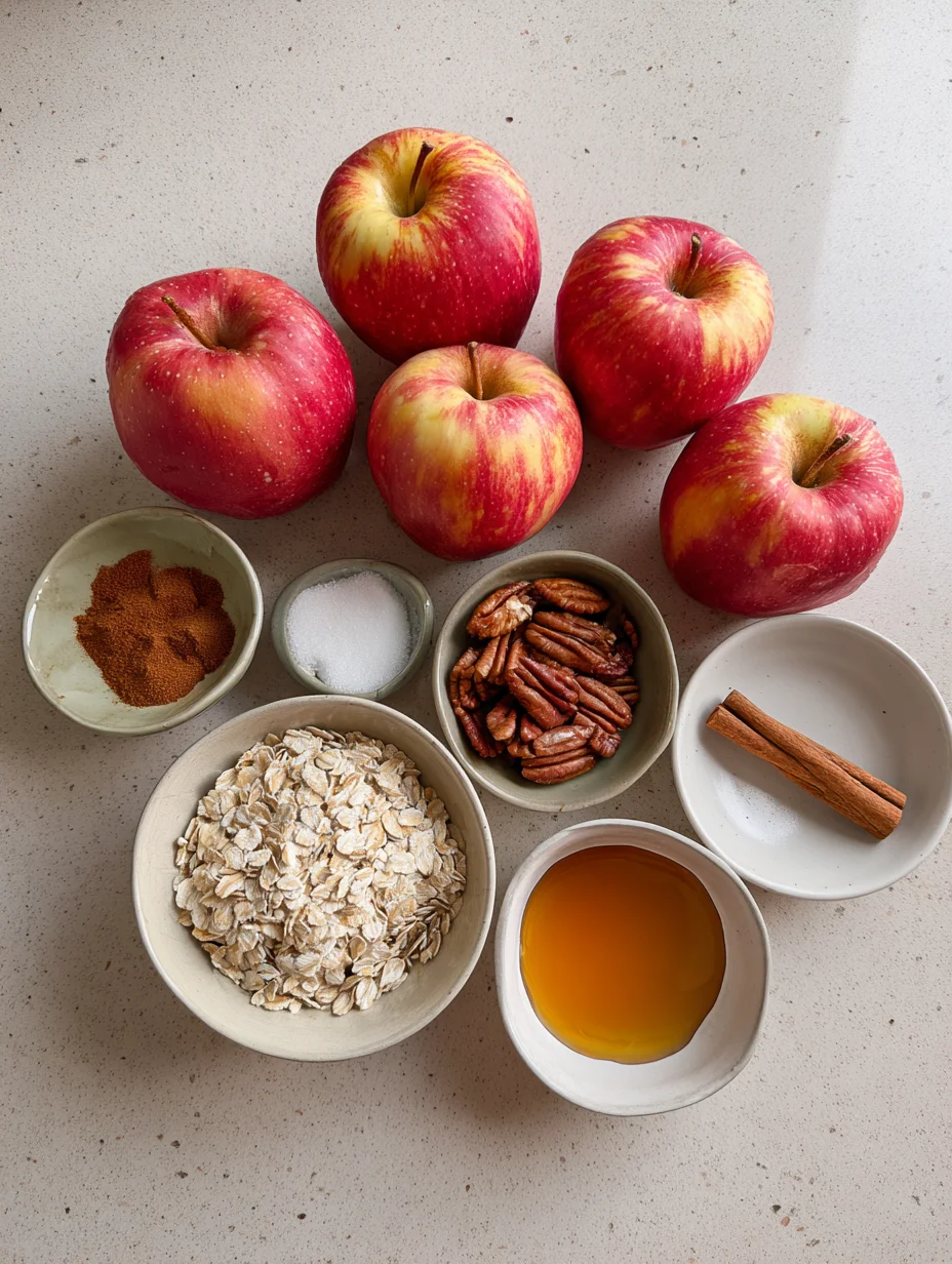 Healthy Breakfast Apple Crumble