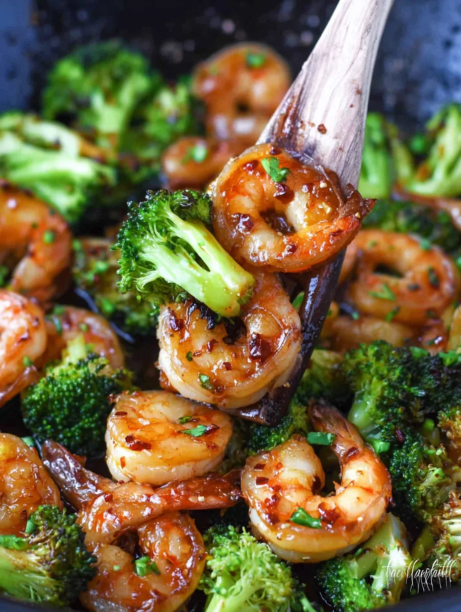 Honey Garlic Butter Shrimp and Broccoli