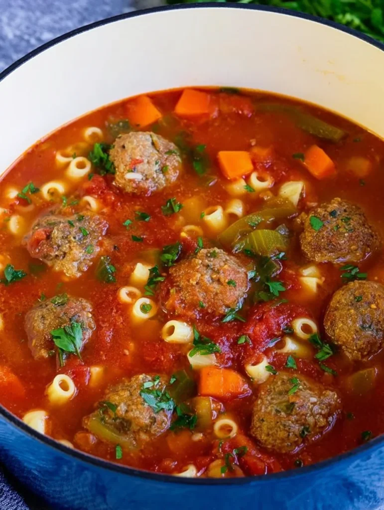 Italian Meatball Soup