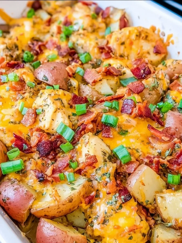 Loaded Chicken and Potato Casserole
