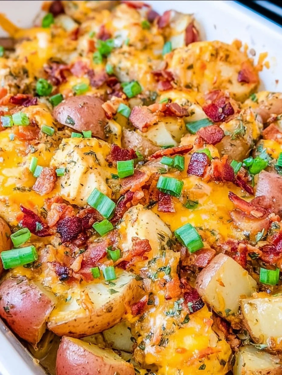 Loaded Chicken and Potato Casserole