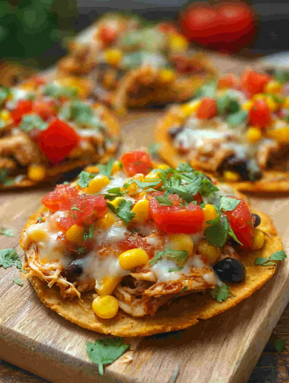 Mexican Rotisserie Chicken Tostadas