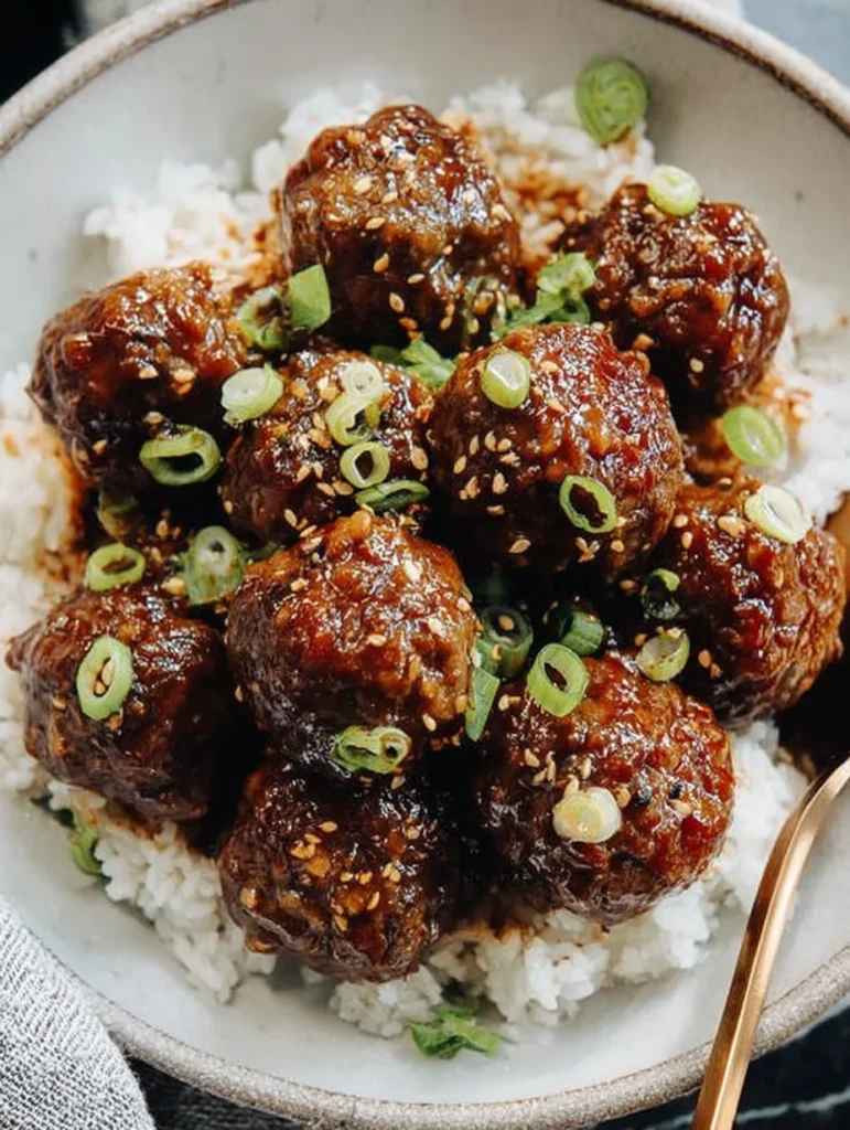 Mongolian Meatballs