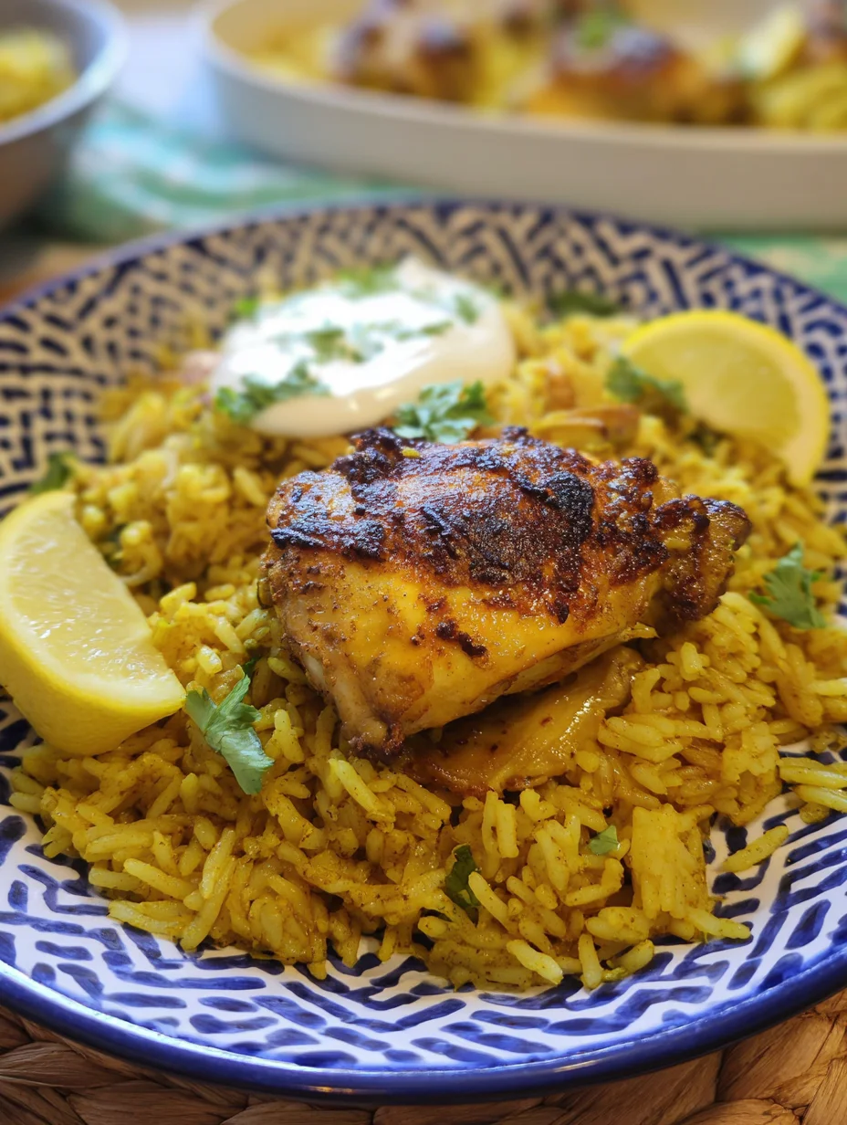 Moroccan Chicken & Rice