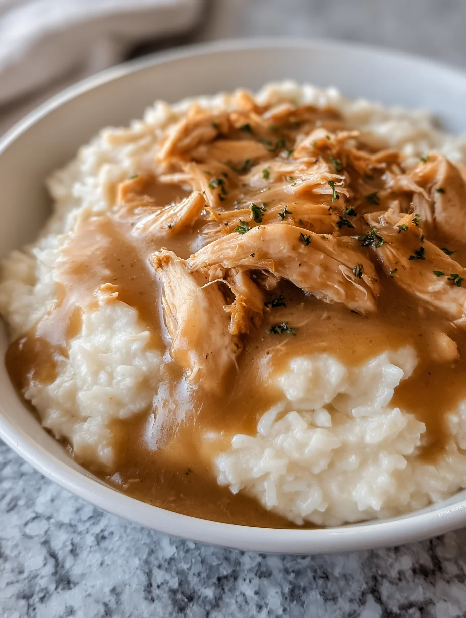 Slow Cooker Chicken and Gravy