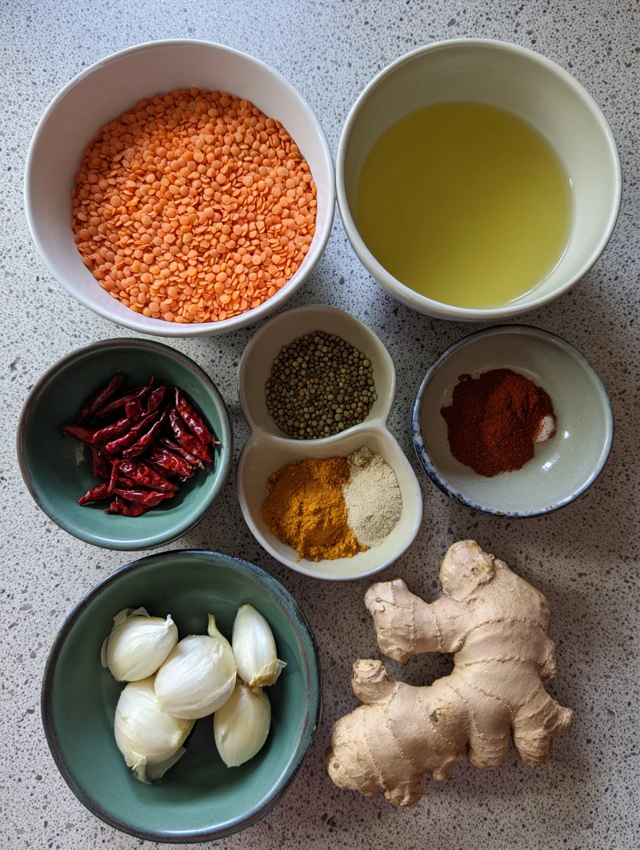 Spicy Red Lentil Curry