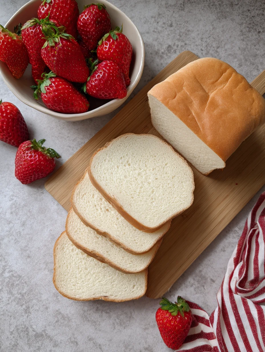 Strawberry Tea Sandwiches
