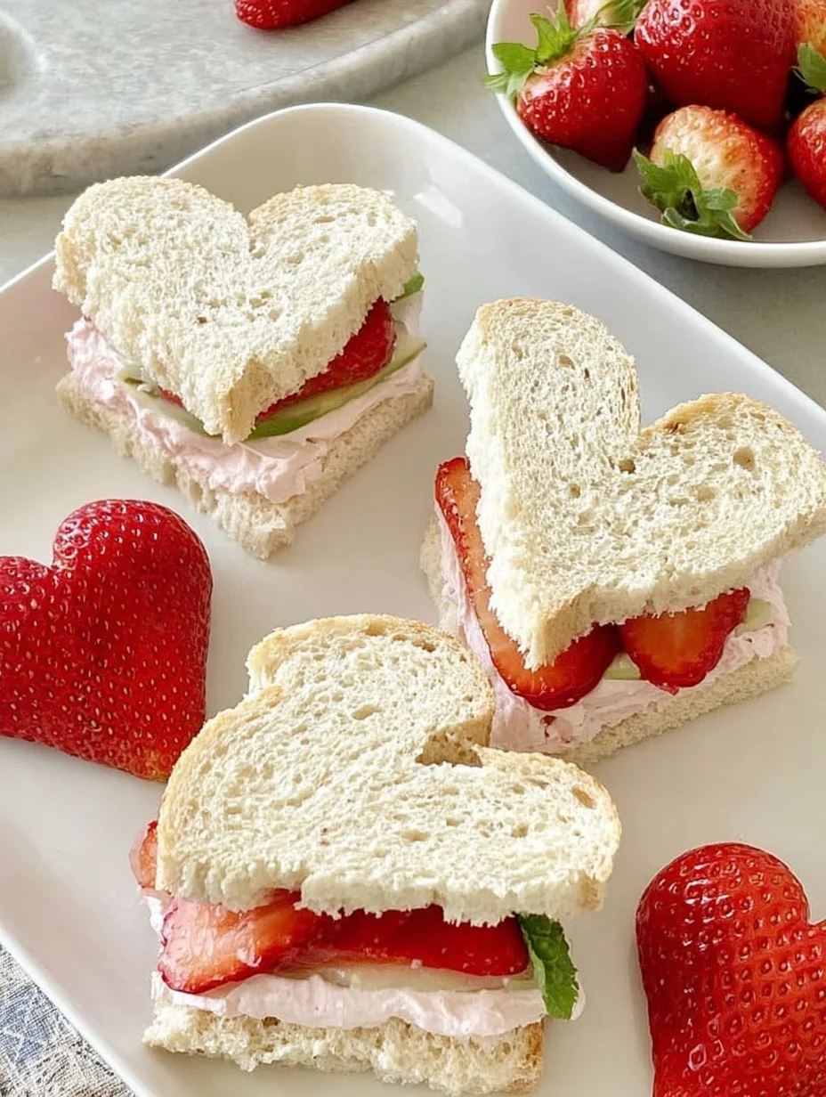 Strawberry Tea Sandwiches