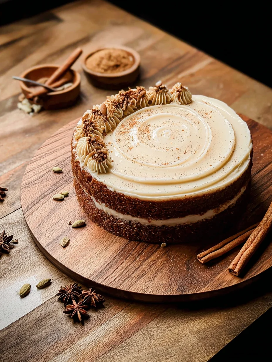 Brown Sugar Chai Cake