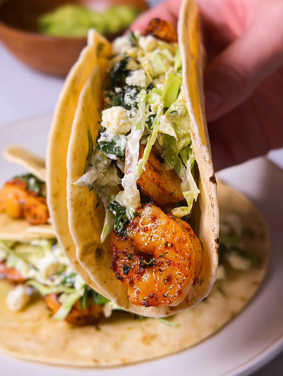 Cilantro Lime Shrimp Tacos