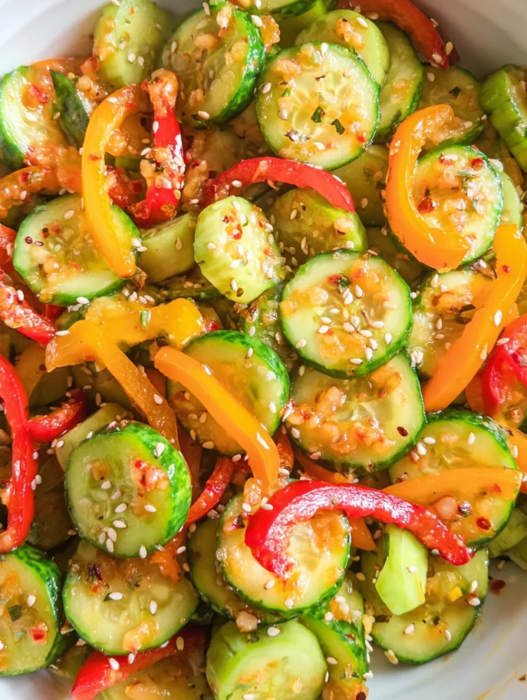 Cucumber Pepper Salad