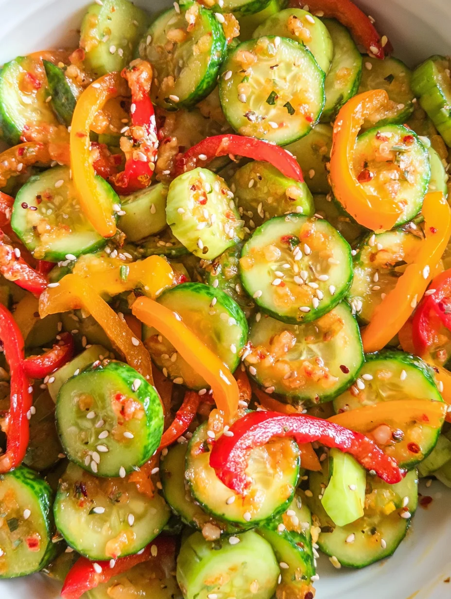 Cucumber Pepper Salad