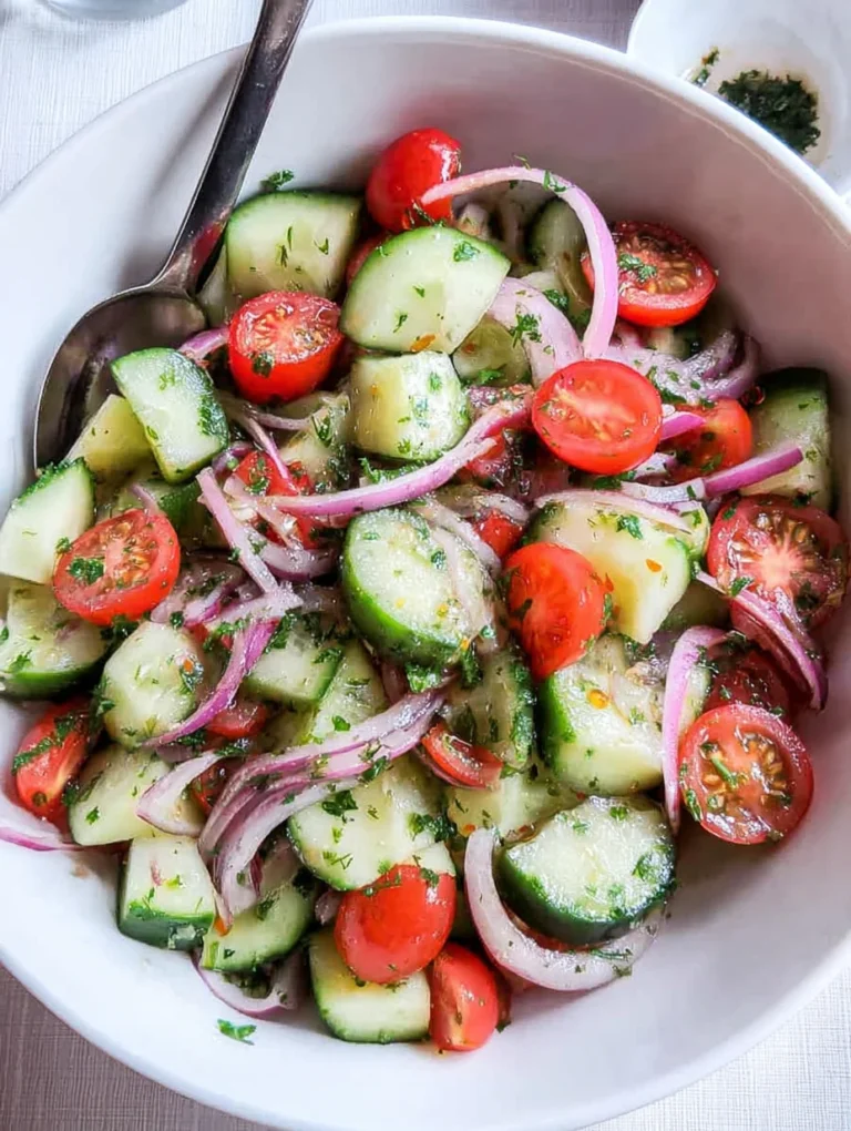Cucumber Tomato Salad